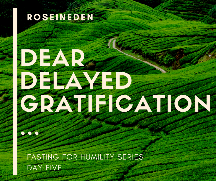 Dear Delayed Gratification | Day Five